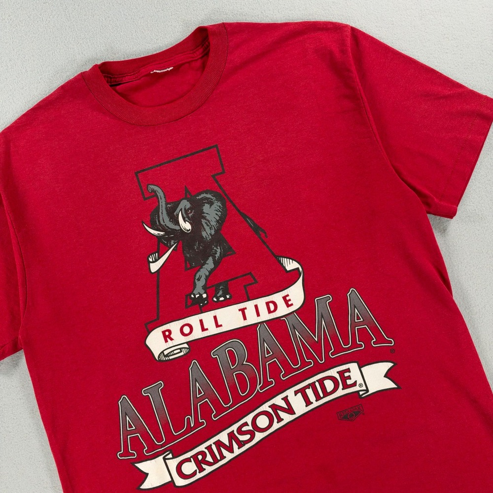 Red Oak Alabama Crimson Tide T-Shirt Big Al Roll Tide Red Short Sleeve Tee